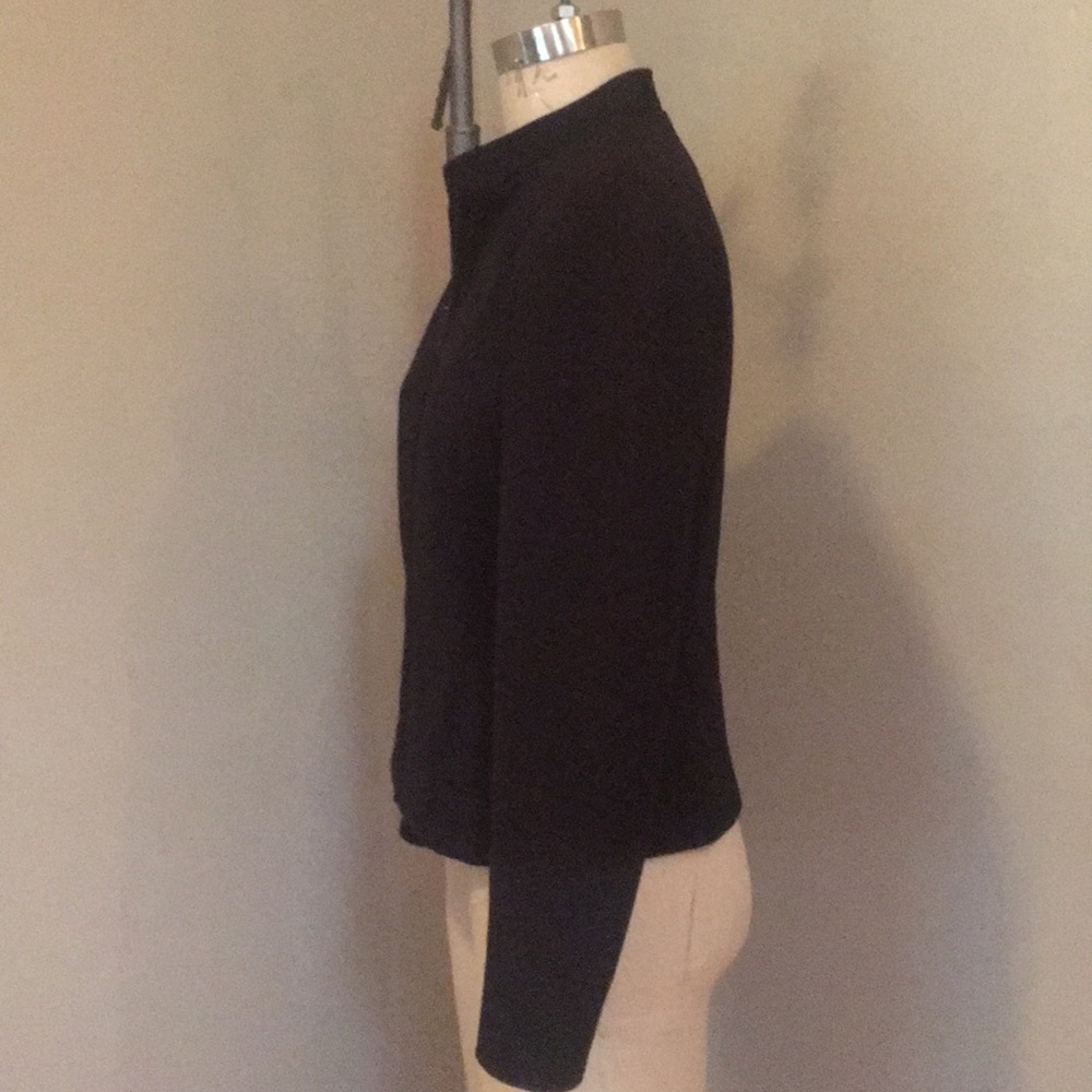 Black Blazer zip front - Picture 3 of 5